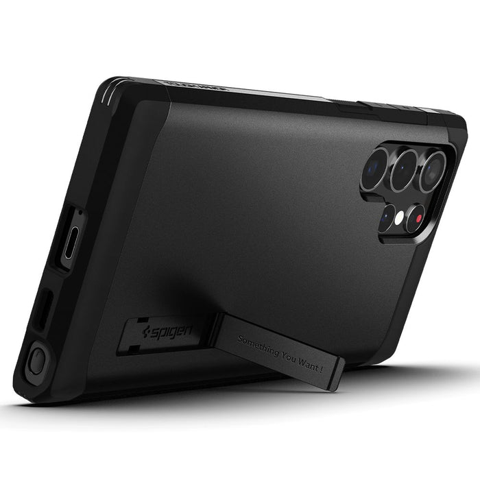 Spigen Tough Armor Case for Samsung Galaxy S22 Ultra - Black