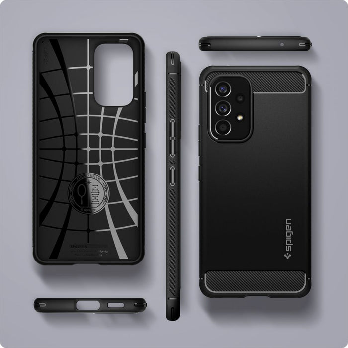 Spigen Rugged Armor Case for Samsung Galaxy A53 5G - Matte Black