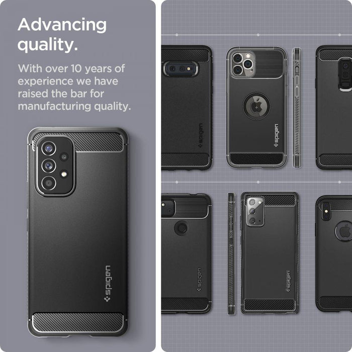 Spigen Rugged Armor Case for Samsung Galaxy A53 5G - Matte Black