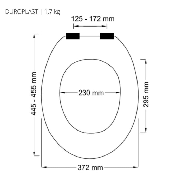 TOILET SEAT NEELA MATT GREY
