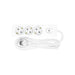 SPLITTER 3 SOCKETS AND 5M CABLE WHITE WITH SONEX KEY - Разклонители и