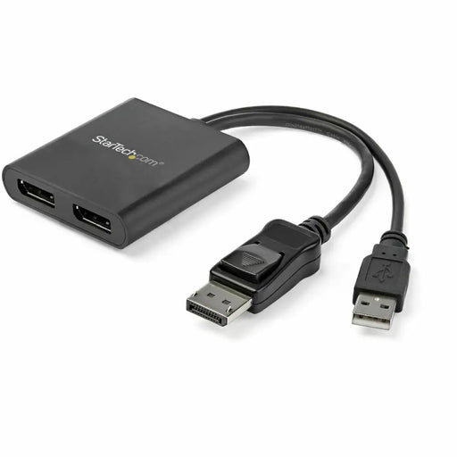 Splitter DisplayPort Startech MSTDP122DP Black 4K Ultra HD - Компютър Кабели и адаптери<<<Компютри|