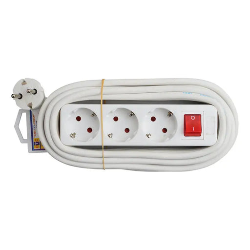 SPLITTER WITH CABLE ETC 3 SOCKETS 5M WITH KEY 13951 - Разклонители и