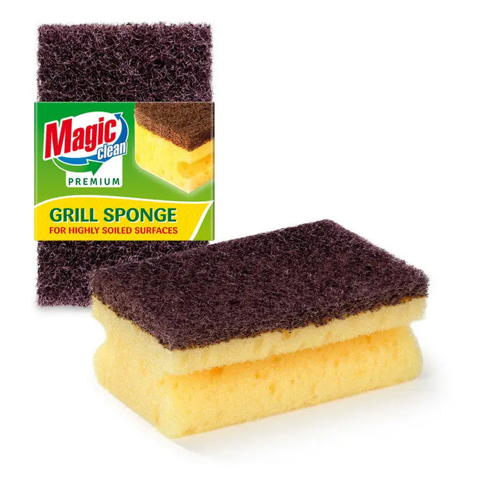 SPONGE FOR GRILL SURFACES PREMIUM MAGIC CLEAN - Продукти за почистване<<<Домашни потреби<<<Кухня<<<Praktiker