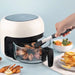 Sponge Greaseless deep fat fryer 4l Black White - FryersAGD-FRY<<<Home Appliance - ProductsAGD<<<ActionPL