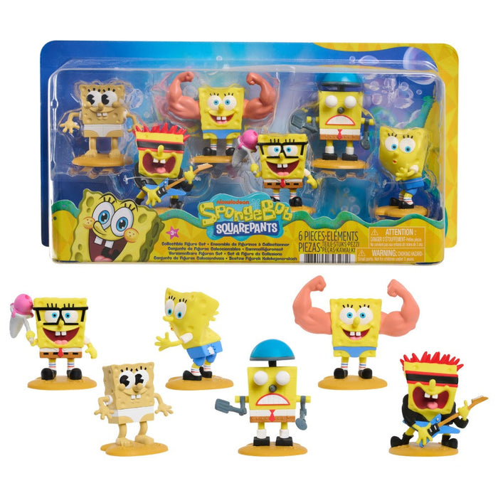 SpongeBob Figures 6 pieces