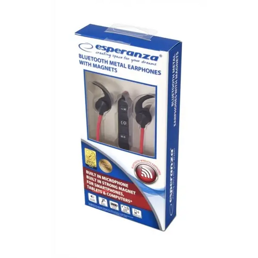 Sport Bluetooth Headset Esperanza EH186K Black Red - Bluetooth headsetsAKG-SBL<<<GSM