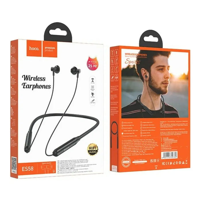 Sport Bluetooth Headset Hoco ES58 Black - Микрофони и слушалки<<<Електроника Периферни и резервни части<<<Компютри|