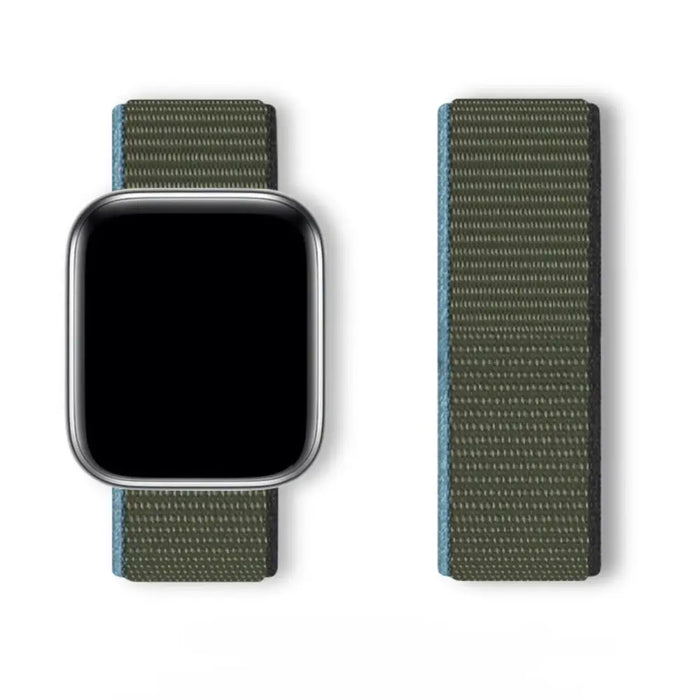Sport Loop Strap for Apple Watch 38 / 40 / 41 mm - Green - Smartwatch straps and cases<<<HurtelXML