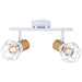 SPOT 2XE27 WHITE VIVALUX FRODO - Спотове<<<Вътрешно осветление<<<Мебели и интериор<<<Praktiker