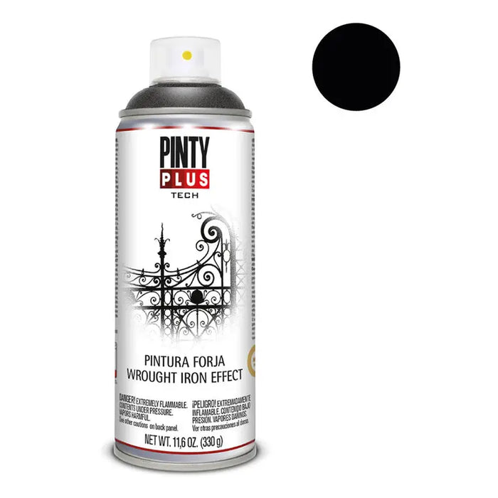 SPRAY 2B1 WROUGHT IRON EFFECT BLACK 400 ML PINTY PLUS - Спрей бои<<<Бои за метал и дърво<<<Бои и лакове<<<Praktiker
