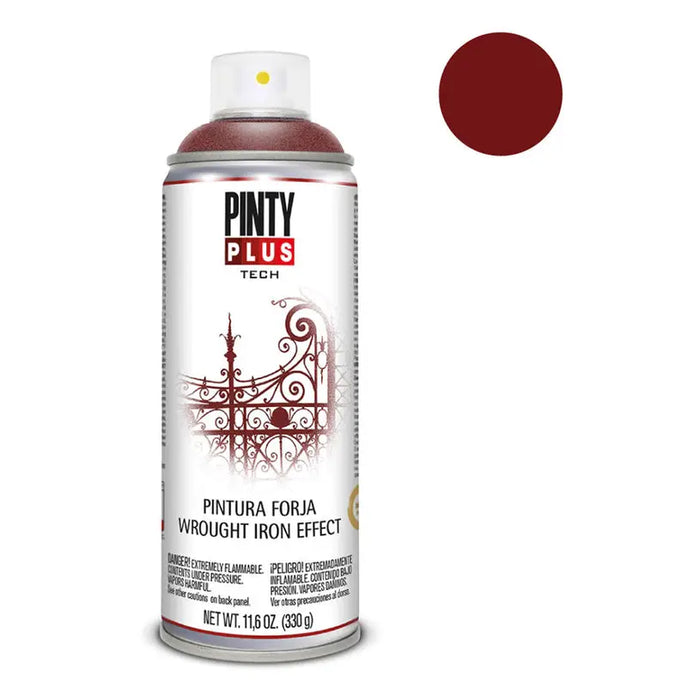 SPRAY 2B1 WROUGHT IRON EFFECT RED 400 ML PINTY PLUS - Спрей бои<<<Бои за метал и дърво<<<Бои и лакове<<<Praktiker