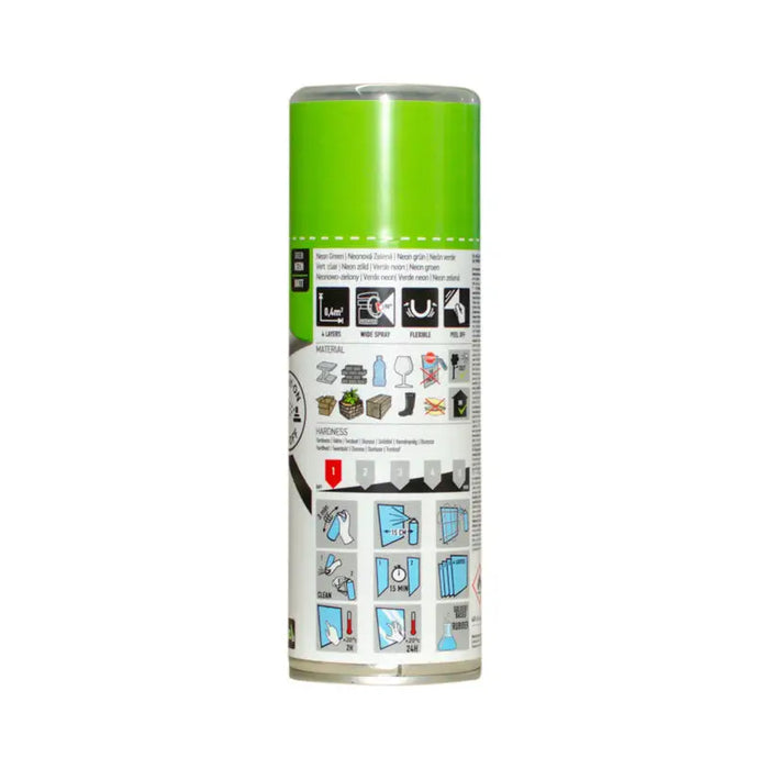 SPRAY RUBBER COATING 400 ML GREEN NEON MASTON - Спрей бои<<<Бои за метал и дърво<<<Бои и лакове<<<Praktiker