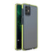 Spring Case clear TPU gel protective cover with colorful frame for Samsung Galaxy M51 yellow - Cell phone cases