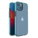 Spring Case case for iPhone 14 silicone case with a frame light blue - Cell phone cases and covers<<<HurtelXML