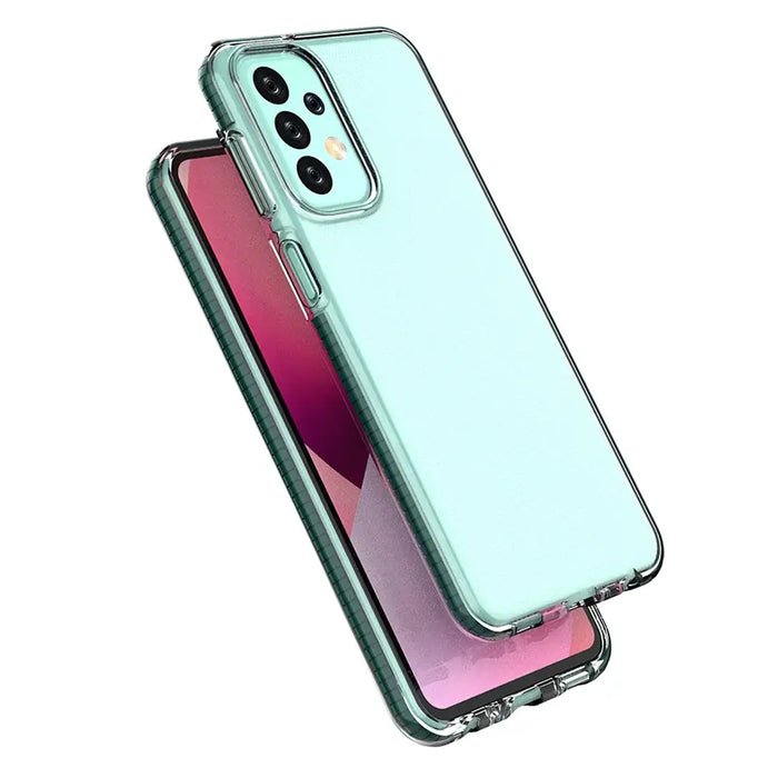 Spring Case case for Samsung Galaxy A23 silicone cover with frame black - Cell phone cases and covers<<<HurtelXML