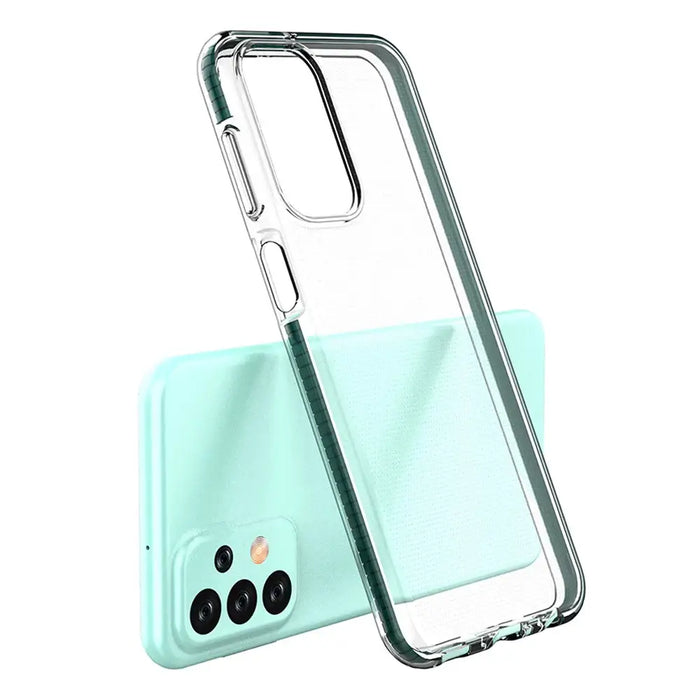 Spring Case for Samsung Galaxy A23 silicone cover with frame light blue - Cell phone cases and covers<<<HurtelXML