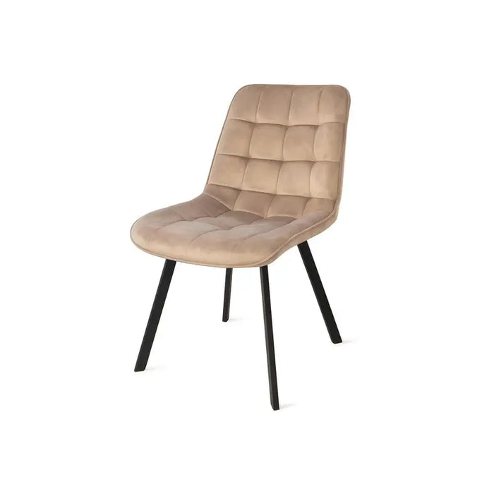 SQUARE BEIGE DINING CHAIR - Трапезни столове<<<Мебели и обков<<<Мебели и интериор<<<Praktiker&&&Трапезни
