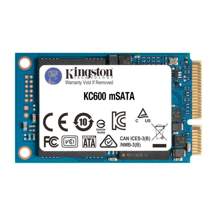 SSD KINGSTON KC600 512GB mSATA - Вътрешни SSD<<<HDD и SSD<<<Компоненти<<<ALSO&&&Solid State Drive (SSD)