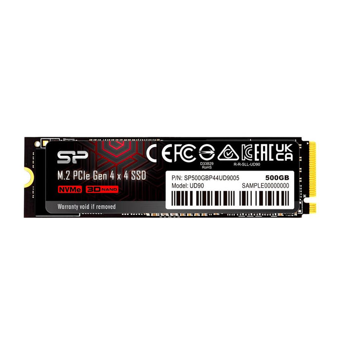 SSD Silicon Power UD90 M.2-2280 PCIe Gen 4x4 NVMe 500GB - Solid State Drive (SSD) дискове<<<Компютърни