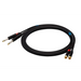 SSQ RCAJM5 - Cable 2x RCA - 2x Jack Mono 6,3 mm 3 m Black - WiresNGL-KAB<<<Sound systemNGL<<<ActionPL