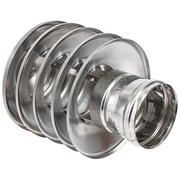 STAINLESS STEEL PAGODA F100MM KAMININOX - Допълнително оборудване<<<Отопление Охлаждане и Вик<<<Praktiker