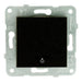STAIRCASE BUTTON BLACK PANASONIC KARRE PLUS - Ключове и контакти<<<Електроматериали<<<Praktiker&&&Ключове и