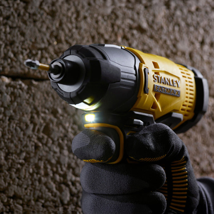CORDLESS IMPACT DRIVER STANLEY SFMCF800C2K-QW 18 V, 165.00 nm, NUMBER OF BATTERIES 2, 1.50 Ah, SUITCASE