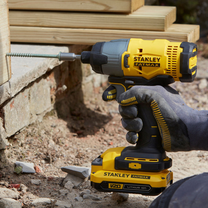 CORDLESS IMPACT DRIVER STANLEY SFMCF800C2K-QW 18 V, 165.00 nm, NUMBER OF BATTERIES 2, 1.50 Ah, SUITCASE