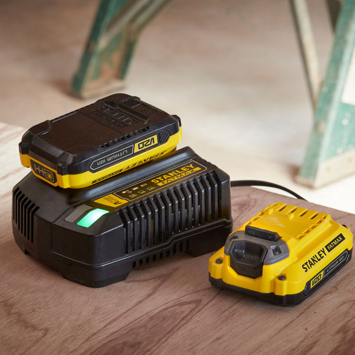CORDLESS IMPACT DRIVER STANLEY SFMCF800C2K-QW 18 V, 165.00 nm, NUMBER OF BATTERIES 2, 1.50 Ah, SUITCASE