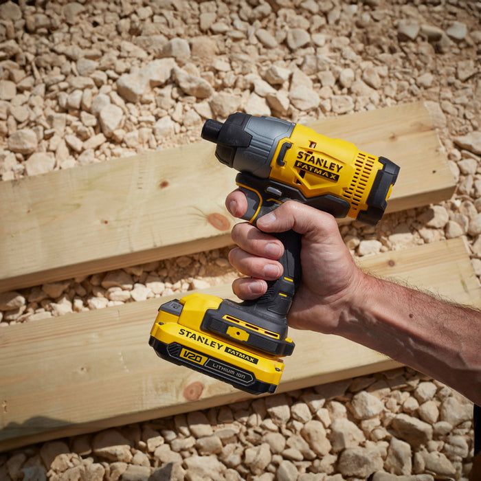 CORDLESS IMPACT DRIVER STANLEY SFMCF800C2K-QW 18 V, 165.00 nm, NUMBER OF BATTERIES 2, 1.50 Ah, SUITCASE