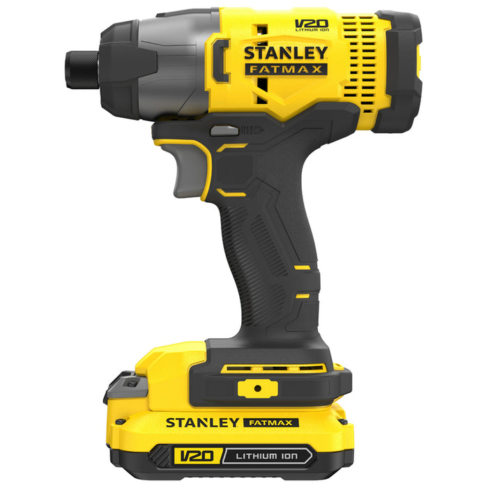 CORDLESS IMPACT DRIVER STANLEY SFMCF800C2K-QW 18 V, 165.00 nm, NUMBER OF BATTERIES 2, 1.50 Ah, SUITCASE