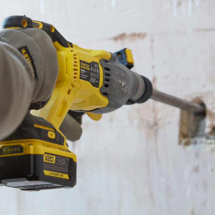 STANLEY SFMCH900M22-QW CORDLESS BRUSHLESS PUNCH 18 V, 2.00 J, SDS PLUS, NUMBER OF BATTERIES 2, 4.00 Ah, CASE