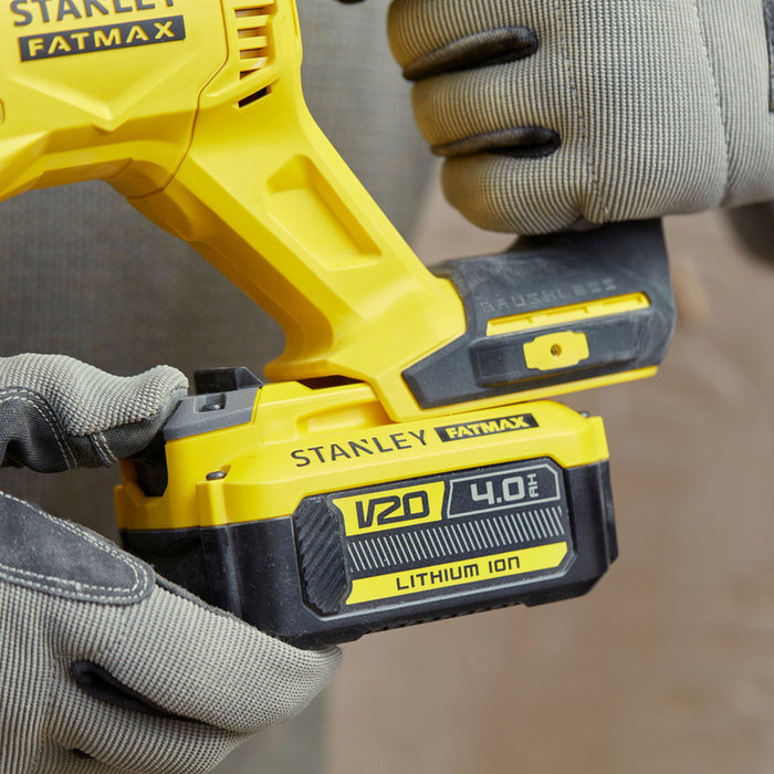 STANLEY SFMCH900M22-QW CORDLESS BRUSHLESS PUNCH 18 V, 2.00 J, SDS PLUS, NUMBER OF BATTERIES 2, 4.00 Ah, CASE