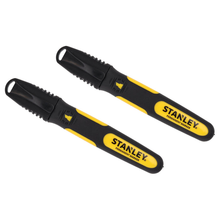 PERMANENT MARKER BLACK 2 PACK STANLEY 0-47-314