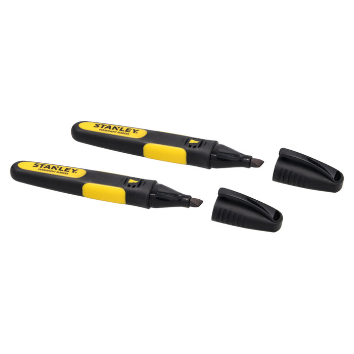 PERMANENT MARKER BLACK 2 PACK STANLEY 0-47-314