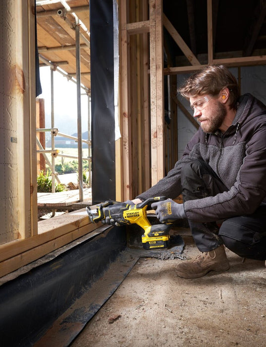 Stanley Fatmax SFMCS311B Reciprocating saw 18 V black, yellow