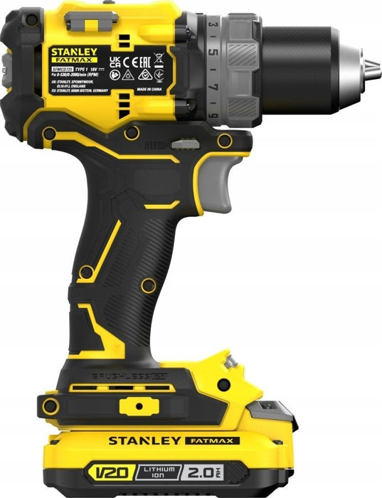 18V cordless drill/driver SFMCD725D2K STANLEY