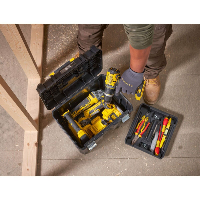 Toolbox Stanley Metal polypropylene Plastic 1 Compartment