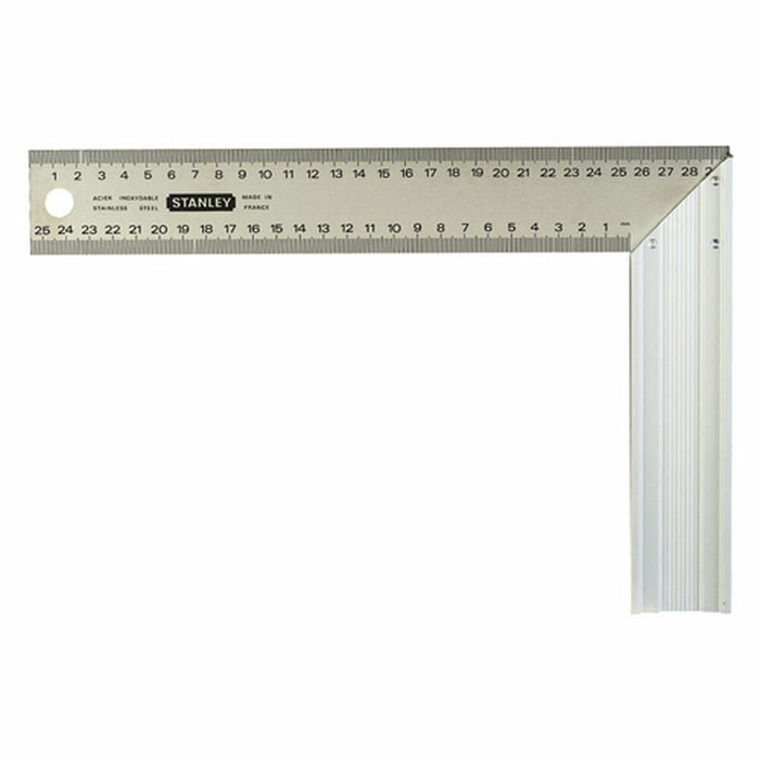 Set square Stanley 1-45-686 Grey Steel 30 x 20 x 1 cm 30 x 3 x 20 cm 300 mm