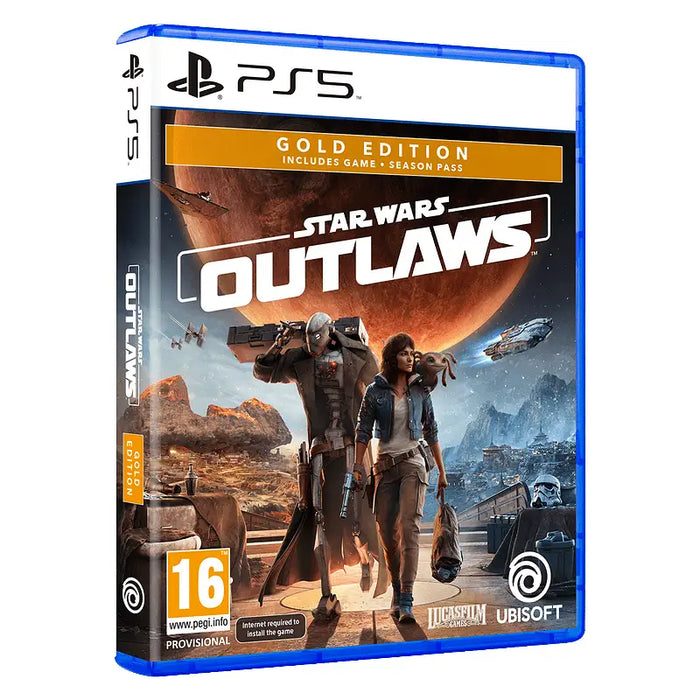 Star Wars Outlaws Gold Edition Game (PS5) - Игри<<<Конзоли и аксесоари<<<ТВ Аудио Gaming<<<ZoraSite