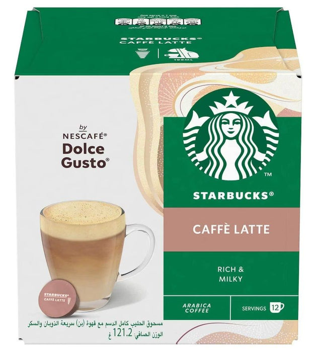 COFFEE CAPSULES STARBUCKS CAFFE LATTE