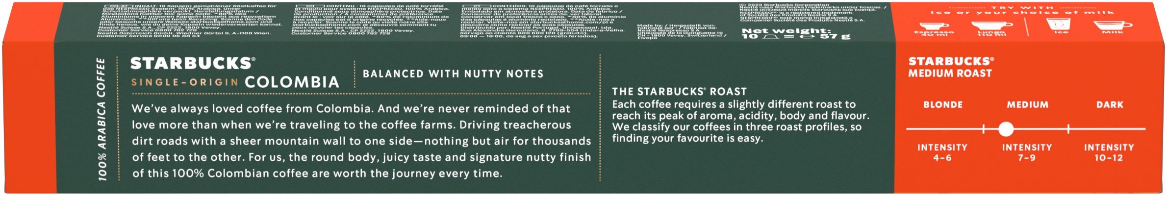 STARBUCKS COLOMBIA SO 10PCS