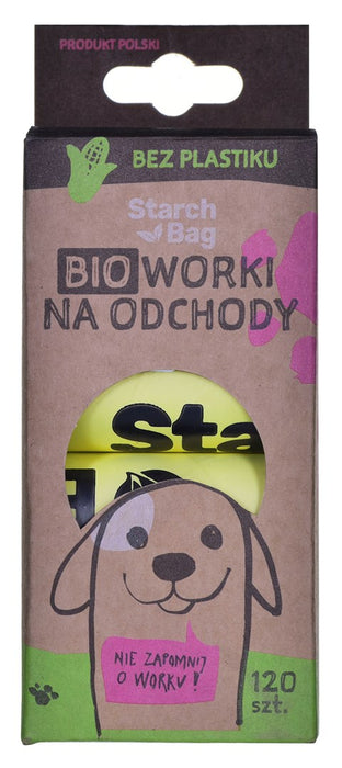 STARCH BAG - Dog poop bags - 8 x 15