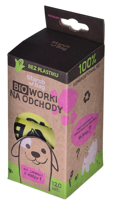 STARCH BAG - Dog poop bags - 8 x 15