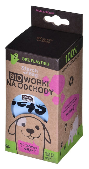 STARCH BAG - Dog poop bags - 8 x 15