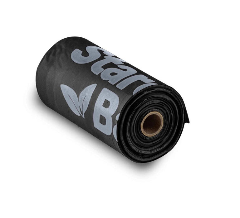 STARCHBAG BIO compostable poop bags black – 1x15 pcs