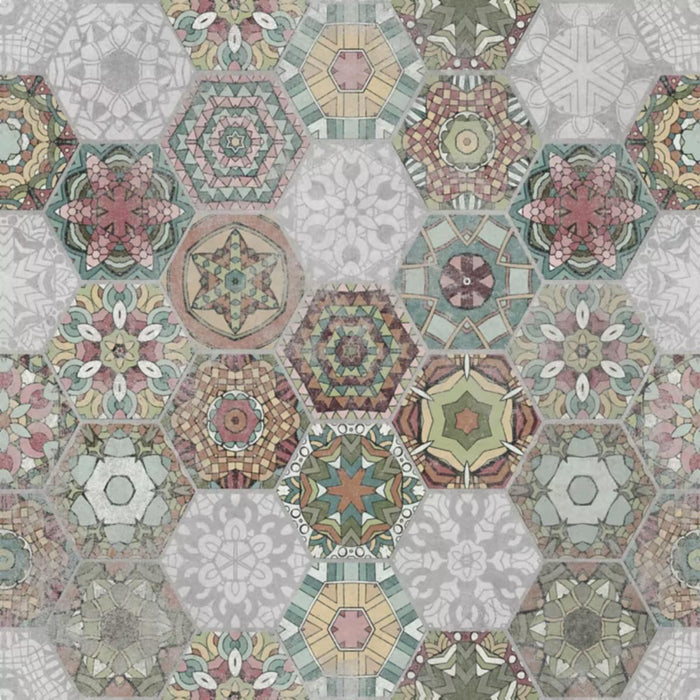 PORCELAIN TILES PATCHWORK COLOUR 60X60