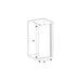 STATIONARY SCREEN 80X195 SYNCHRO SK-S-077 - Преградни стени и паравани<<<Душкабини и сауни<<<Баня<<<Praktiker