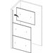 STATIONARY SCREEN 90X190 INTER CERAMIC 123B/90 - Преградни стени и паравани<<<Душкабини и сауни<<<Баня<<<Praktiker